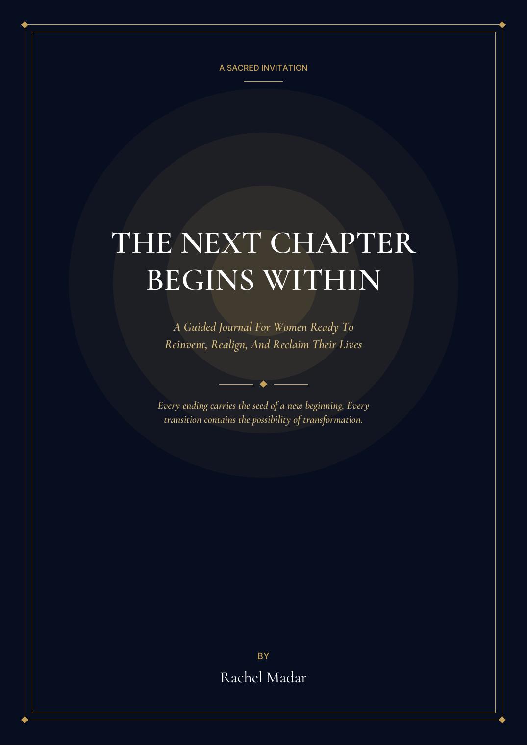 The Next Chapter Begins Within workbook cover